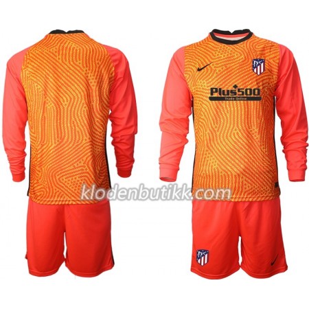 Atlético Madrid Keeper Barn draktsett 2020-2021 M003 Langermet (+ Korte bukser)